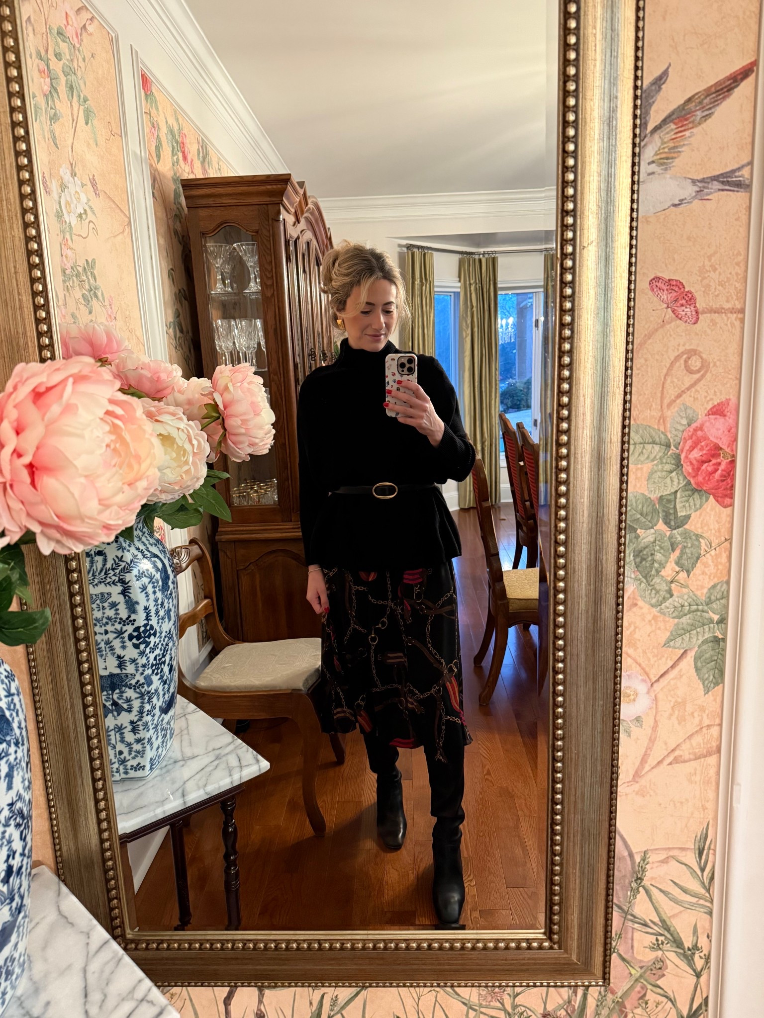 Equestrian-inspired and timeless 🤍
Today’s outfit is built on elevated essentials a black turtleneck layered with a belted waist, a printed dress, and classic black boots. It’s refined, tailored, and rooted in traditional style rather than trends. Clean lines, subtle pattern, and a flattering silhouette make this an easy look you can wear season after season.

✨ Everything is linked here timeless pieces with a classic feel.


#LTKWorkwear #LTKootd #LTKgrwm