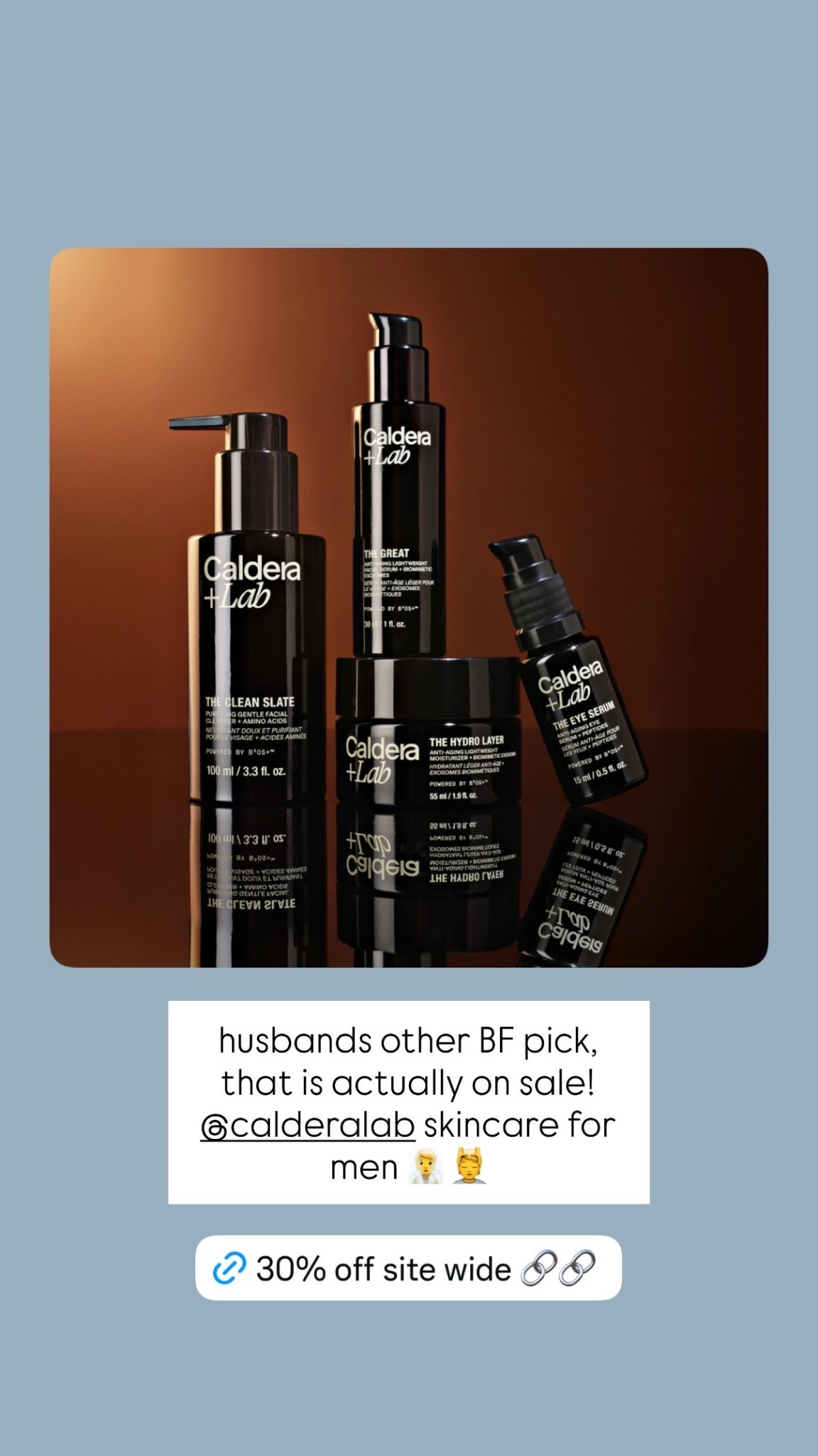 husbands other BF pick, that is actually on sale!
@calderalab skincare for men 🧖 💆

#LTKGiftGuide #LTKHoliday #LTKCyberWeek