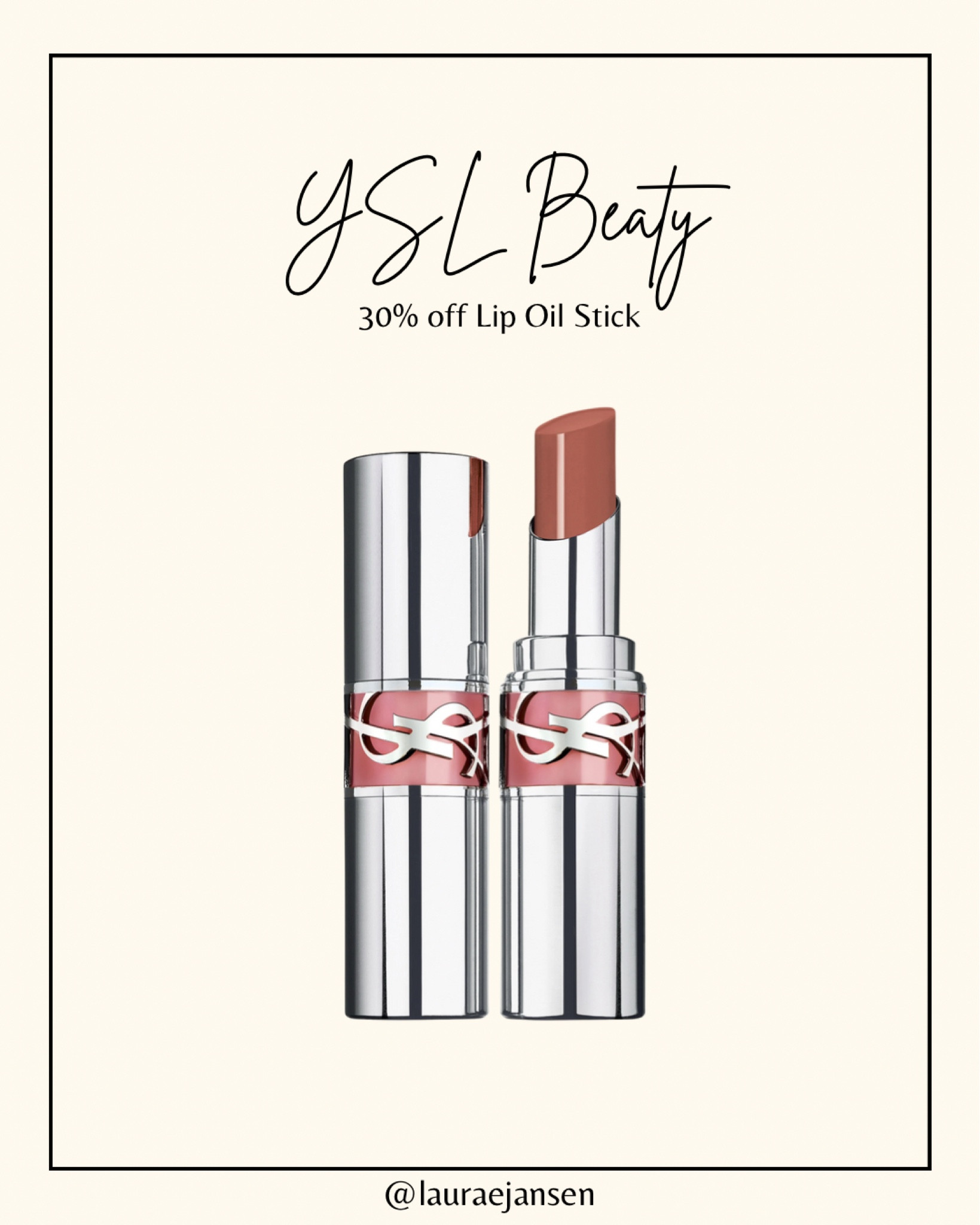 YSL Beauty lip oil stick on sale 30% off 

#LTKBeauty #LTKSaleAlert #LTKCyberWeek
