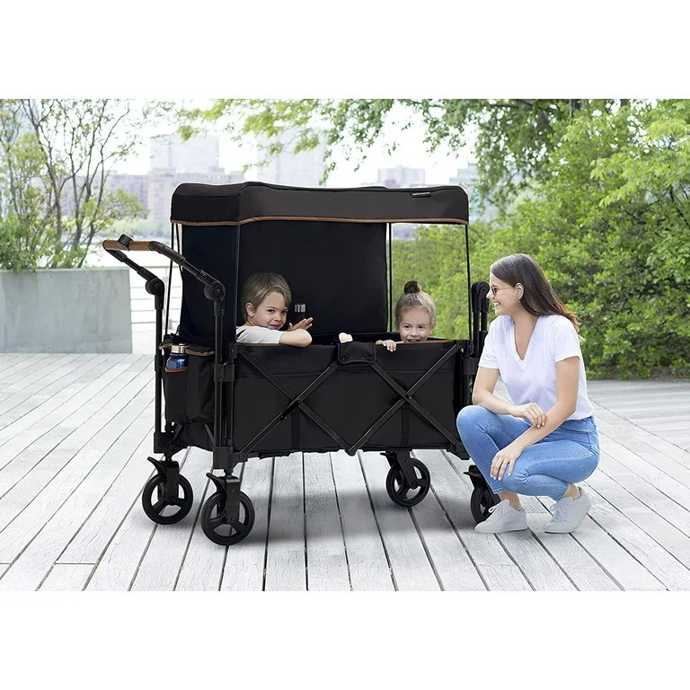 Delta Children Hercules Stroller Wagon for 2 Kids Versatile Stroller Wagon with Canopy, Push/Pull... | Walmart (US)