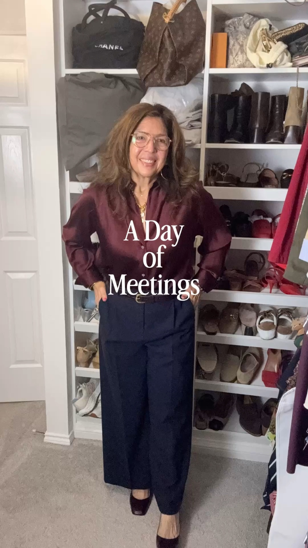 Getting ready for my day full of meetings and errands. I want to be comfortable where pieces that are lightweight but look and feel polished and put together. Mixing high and low pieces a Vince 100% silk blouse with affordable J.Crew wool blend plants. ￼
Size down on the top and pants are true to size ￼

#LTKgrwm #LTKootd #LTKWorkwear
