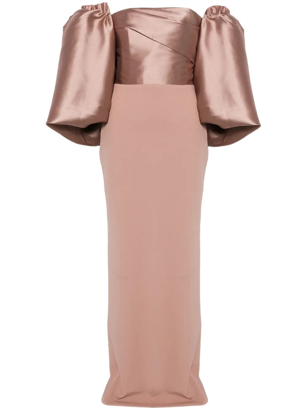 Solace London Floris maxi dress - Pink | Farfetch Global