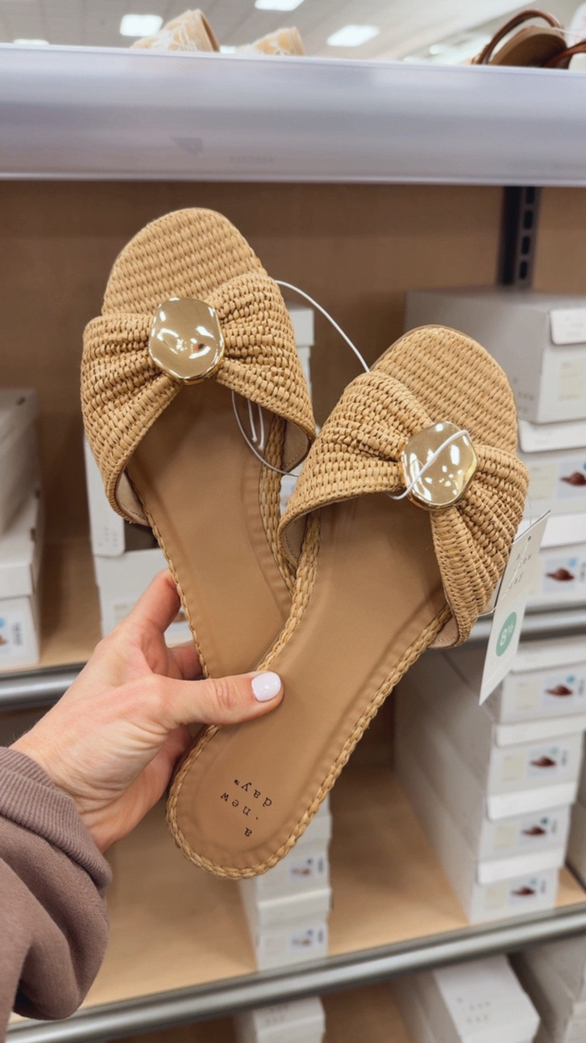 Adore the gold detail & woven texture of these slide sandals! 

#LTKootd #LTKOver40 #LTKSpringSale