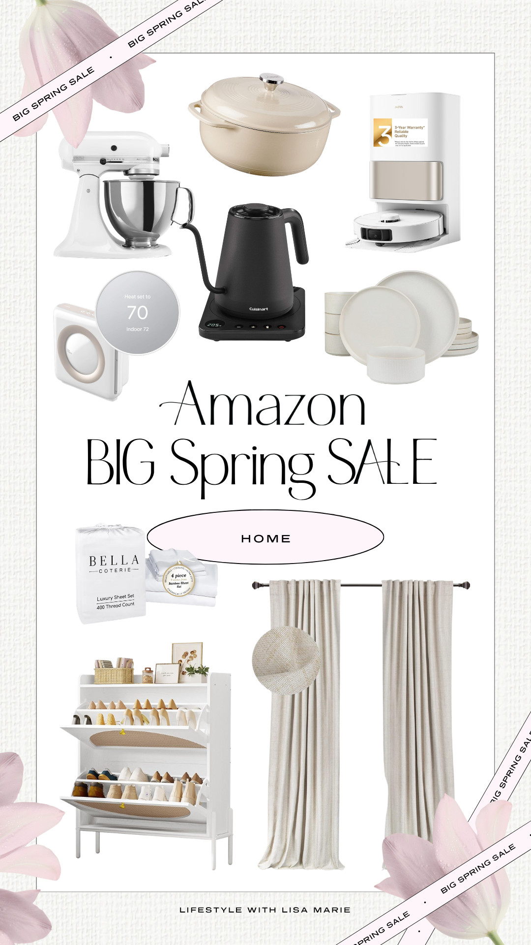  
Amazon big spring sale. Amazon home decor, furniture, cleaning, organization, bedding, kitchenware and dinnerware. Bamboo sheets. Outdoor cameras and indoor thermostats. Linen curtains. 
 

#LTKHome #LTKPetite #LTKSaleAlert