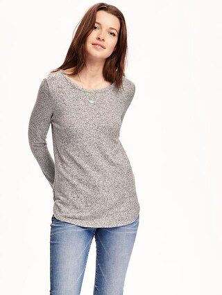 Relaxed Brushed-Jersey Tee for Women | Old Navy US
