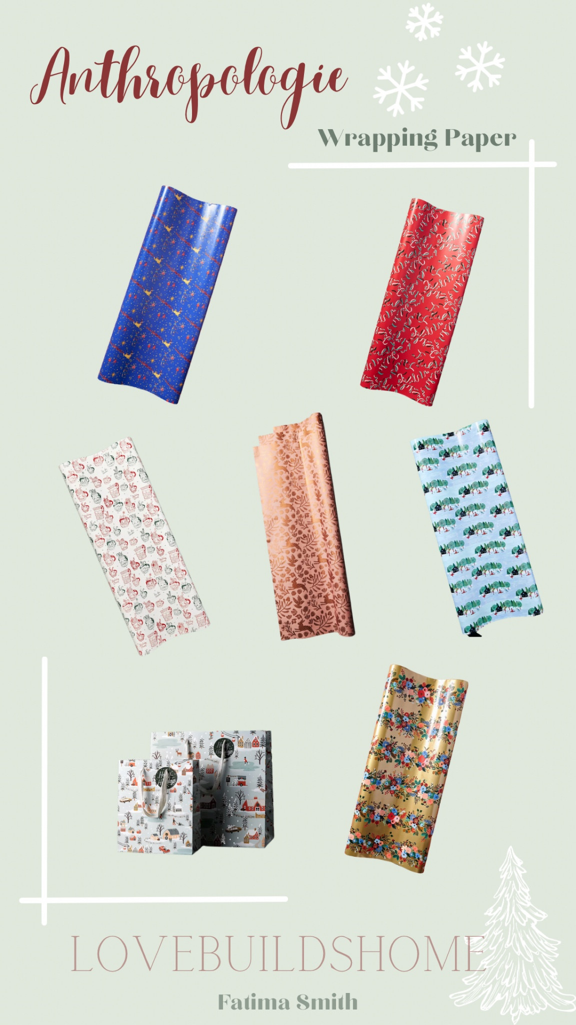 Hopefully you’ve got all your gifts bought and ready to go, now you just need to get them wrapped! Christmas is in 6 days, so if you’re still looking for gift wrap, @Anthropologie has super cute wrapping paper options! 

|Anthropologie|Anthropologie Christmas|wrapping paper|gift wrap|presents|gifts|Christmas|

#LTKHoliday #LTKFind #LTKSeasonal