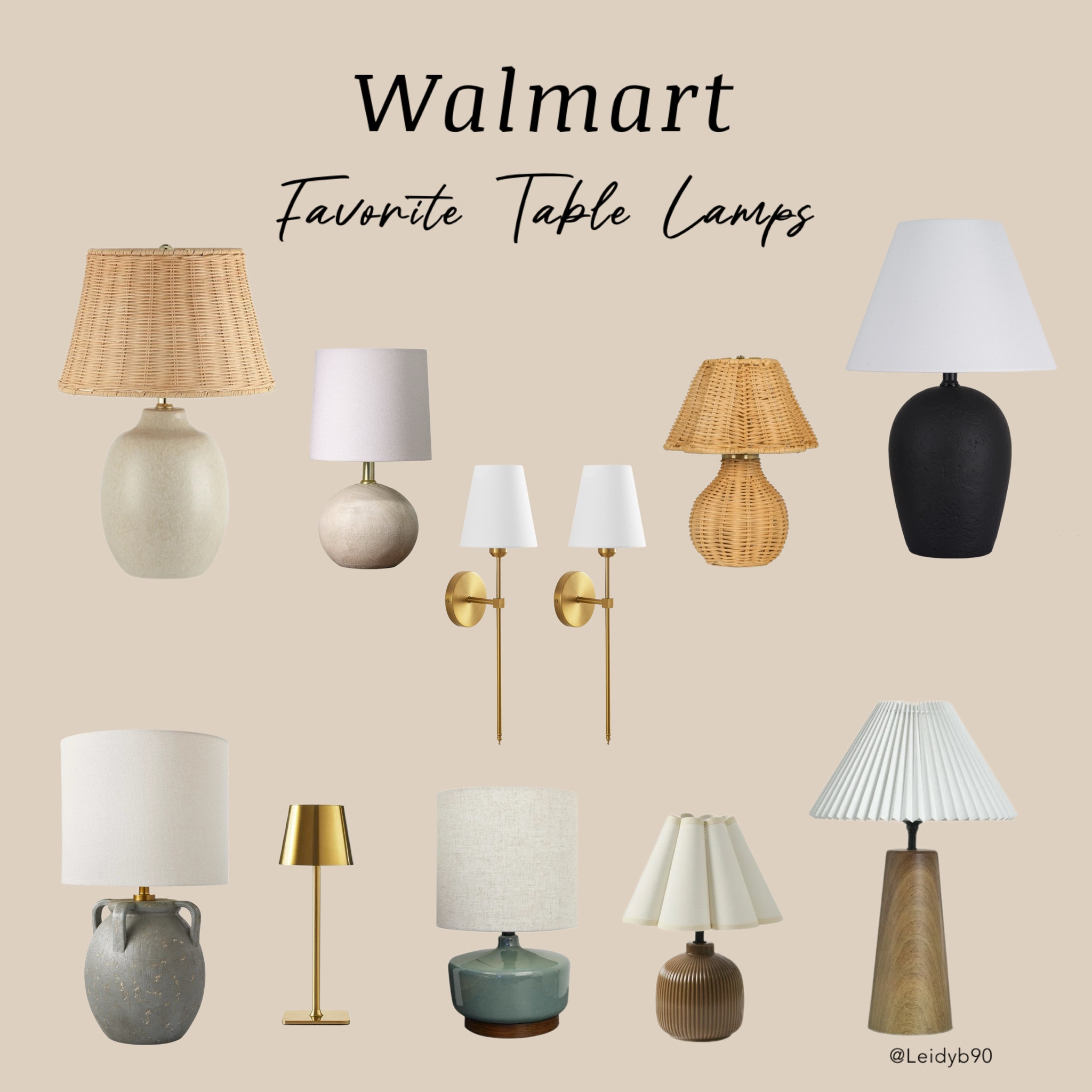 Walmart New Table Lamps ✨
Table lamp, sconces, black lamp, wicker lamp, mini lamp, kitchen lamp, nightstand lamp 

#LTKSaleAlert #LTKHome #LTKSeasonal