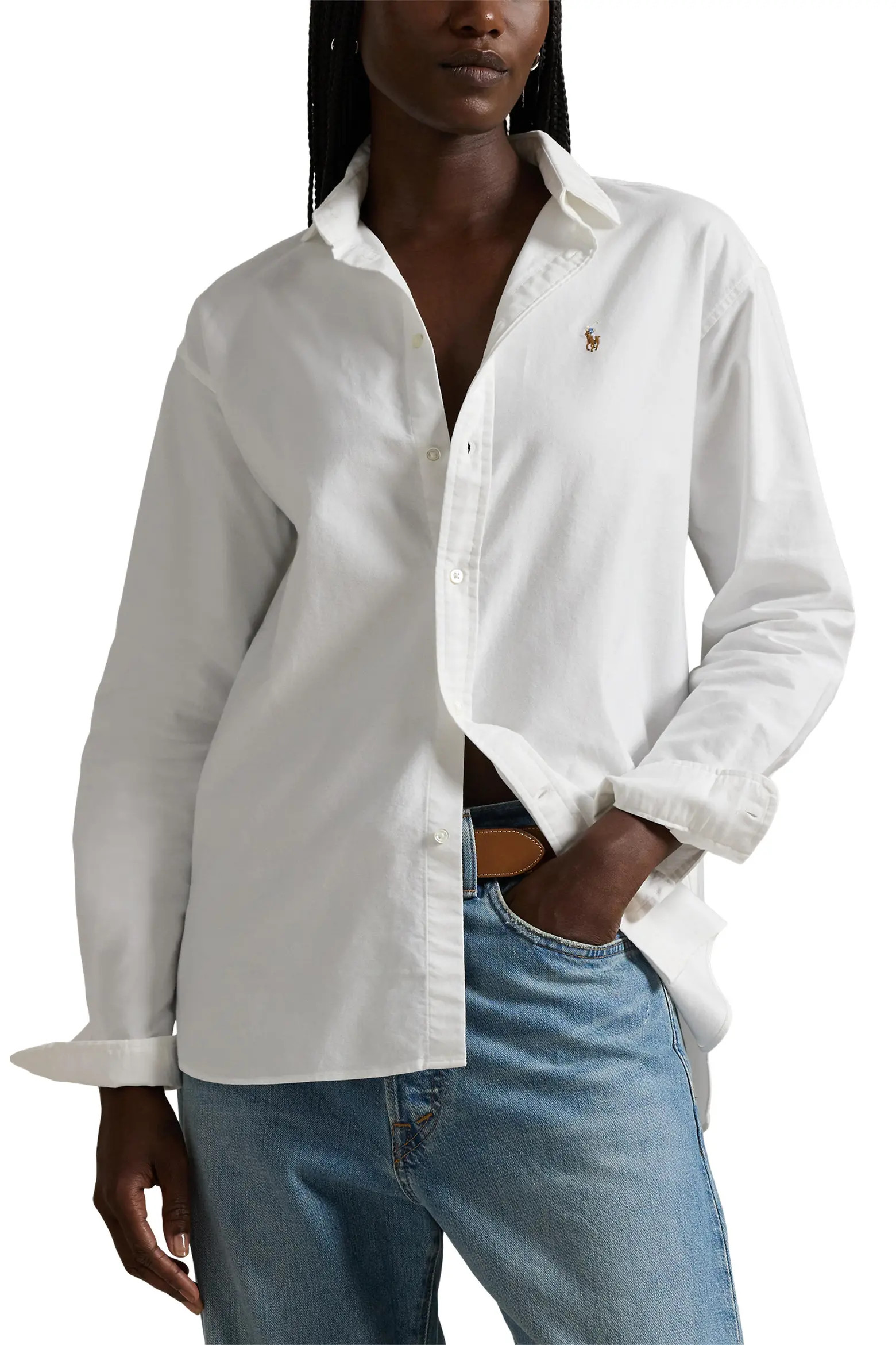 The Iconic Relaxed Fit Oxford Button-Up Shirt (Women) | Nordstrom | Nordstrom