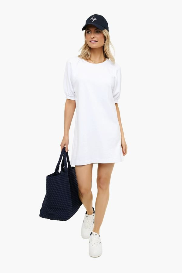 White Gianna Terry Dress | Tuckernuck (US)