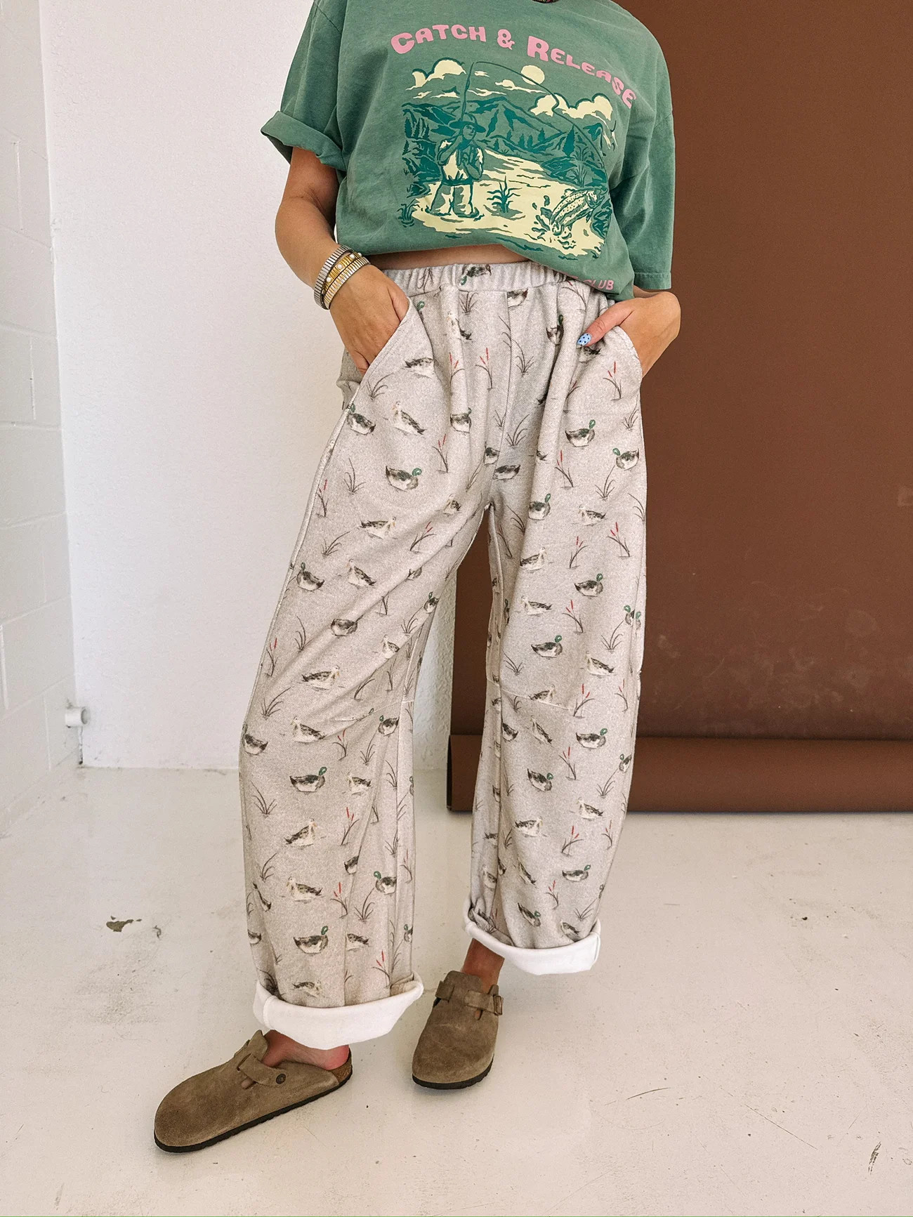 duck pond pull on pants | Etta+East