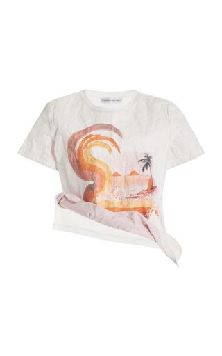 Exclusive Surf-Print Crushed-Cotton T-Shirt | Moda Operandi (Global)