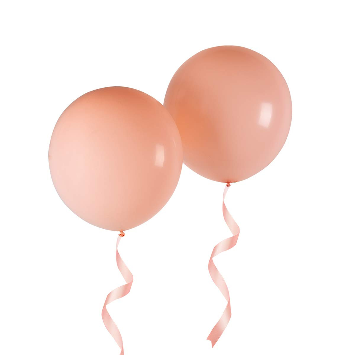 24 Inch Big Round Latex Balloons Macaron Orange Giant Thick Balloons 10 Packs for Party Decoratio... | Amazon (US)