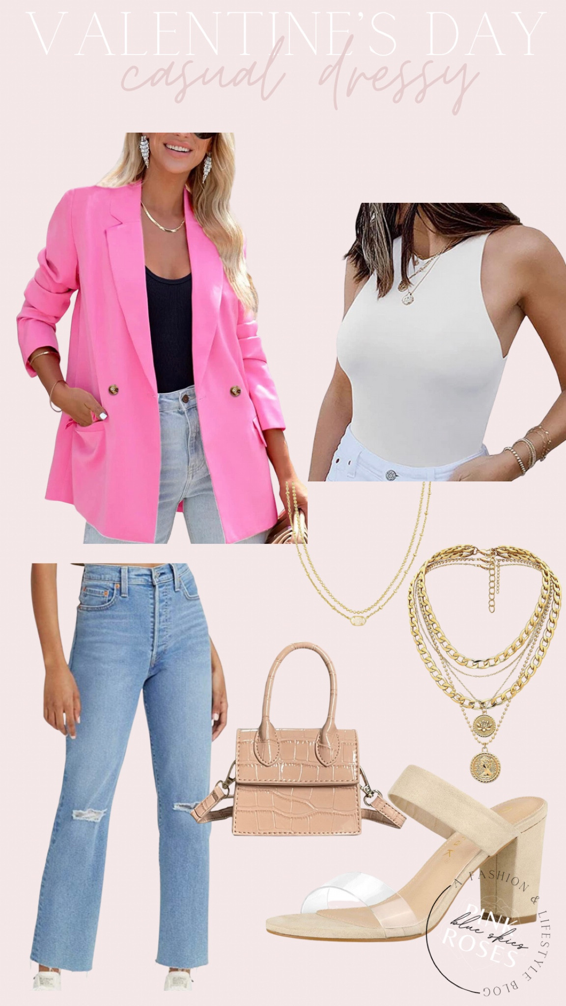 Last minute Valentine’s Day outfit that will arrive on time!

The bubblegum pink blazer …need I say more! Can also be dressed up or down just by choosing heels or sneakers with this look.

#LTKunder50 #LTKstyletip #LTKSeasonal