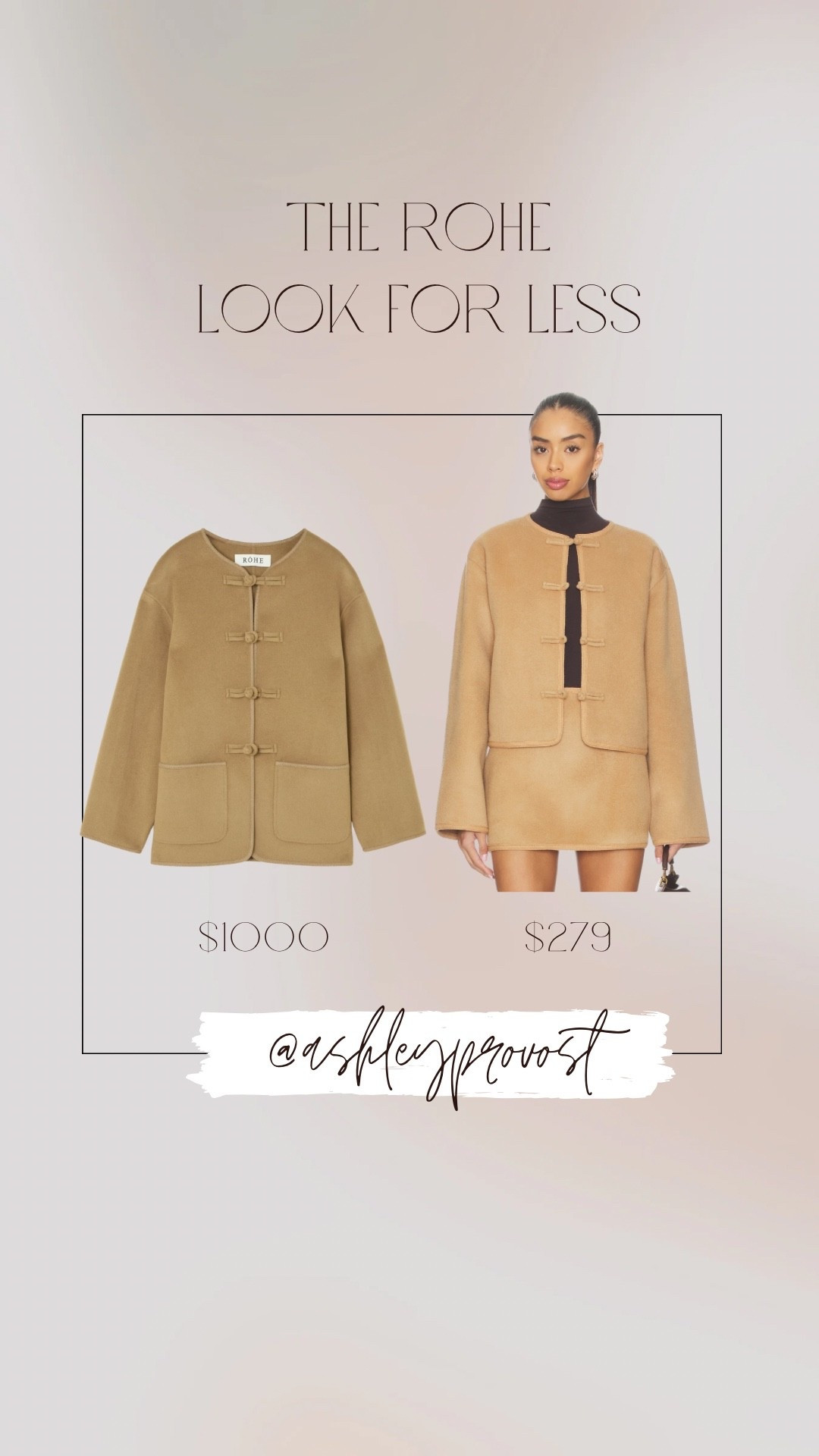 The Rohe Marie wool coat look for less 

#LTKWorkwear #LTKOver40 #LTKTravel