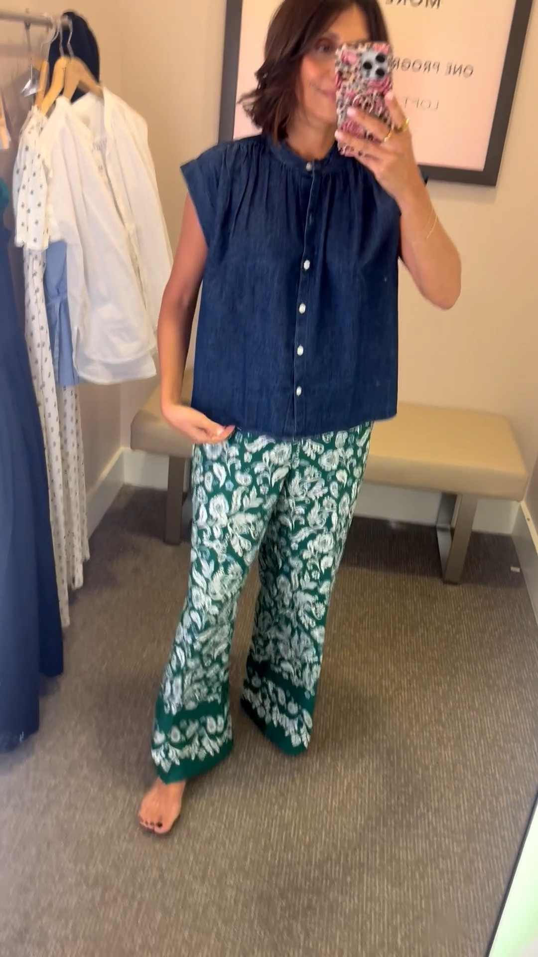 Love the chambray shirt
Pants are gorgeous !

#LTKWorkwear #LTKOver40 #LTKgrwm