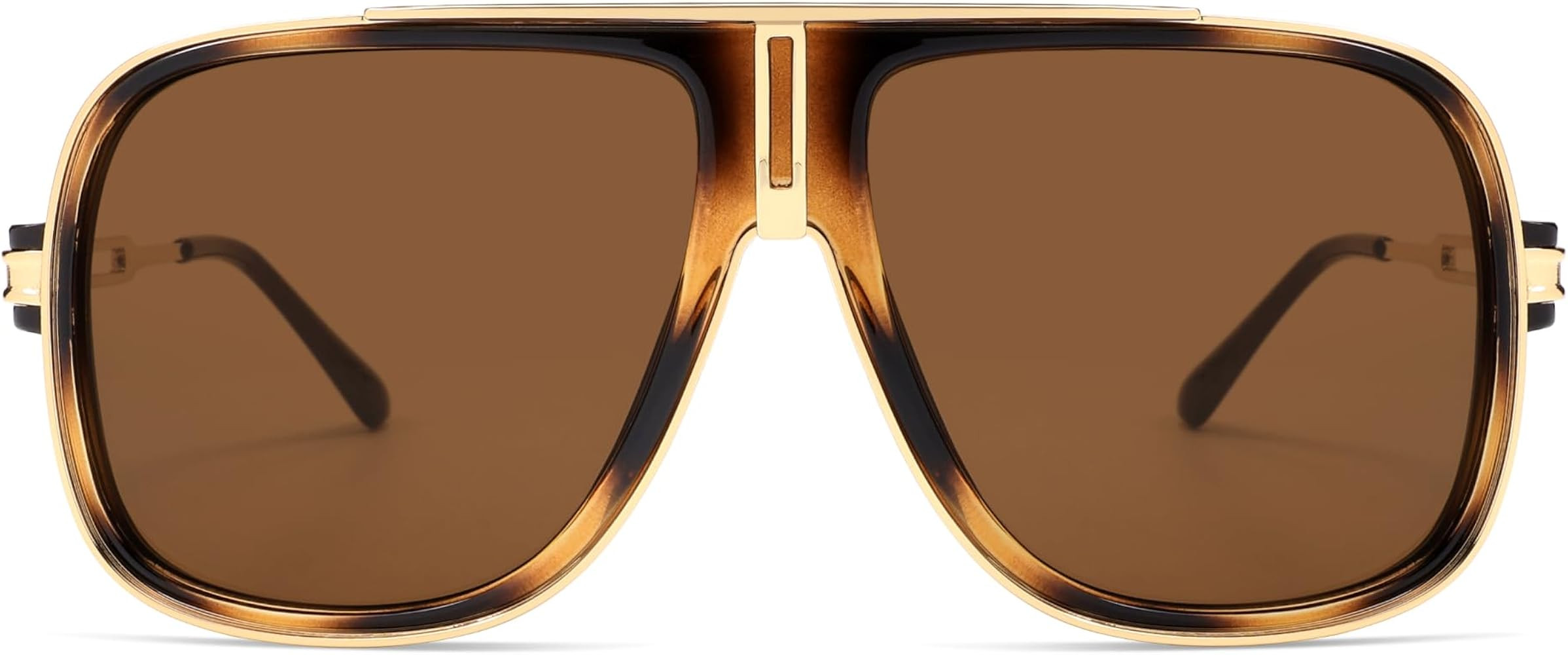 Retro Aviator Sunglasses for Women Men Oversized 70s 90s Square Womens Mens Sunnies AP3683 | Amazon (US)