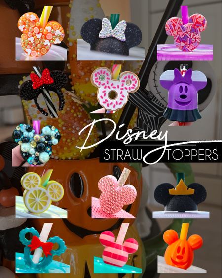 Disney Straw Toppers