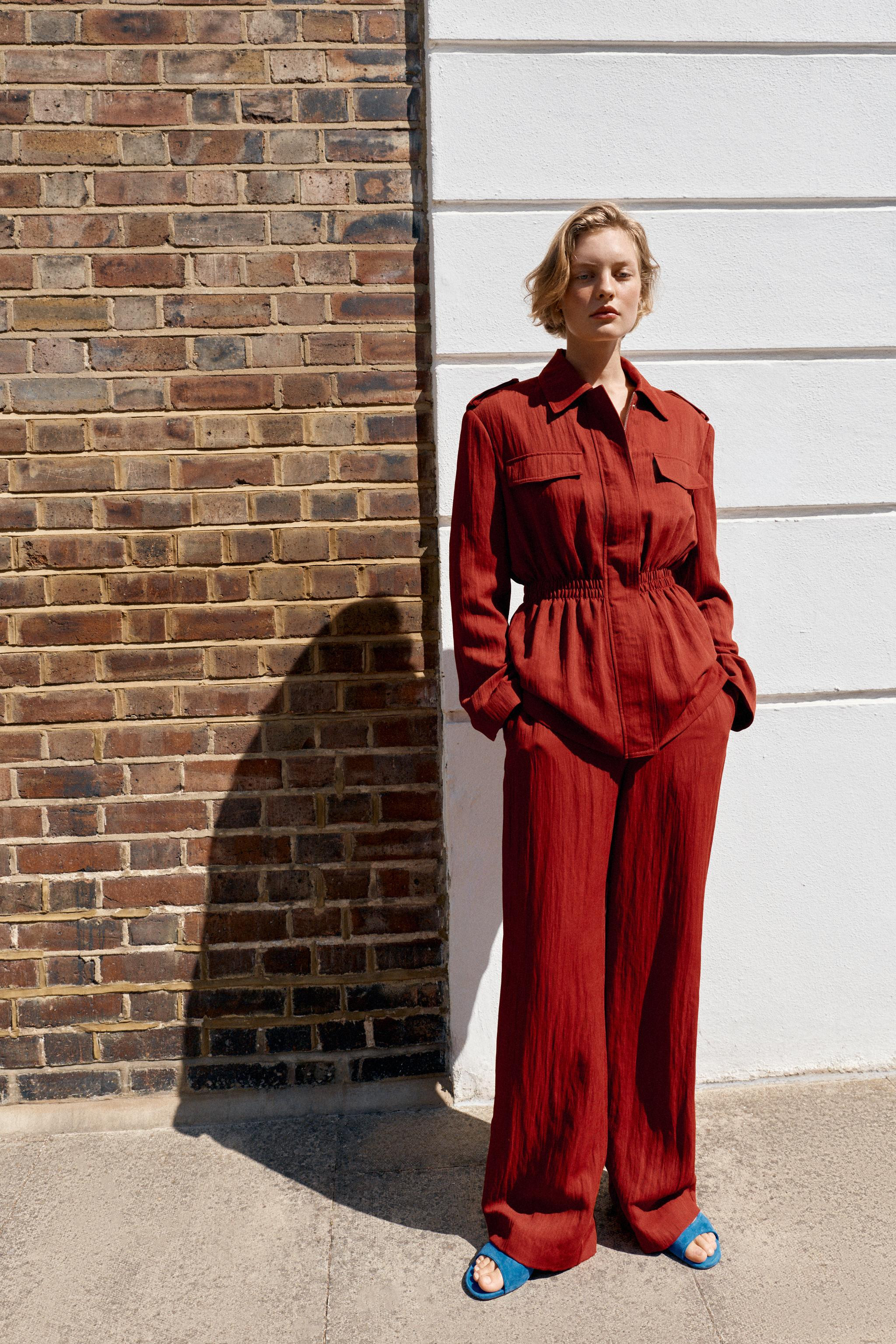 SAFARI JACKET WITH SHOULDER PADS | Zara US