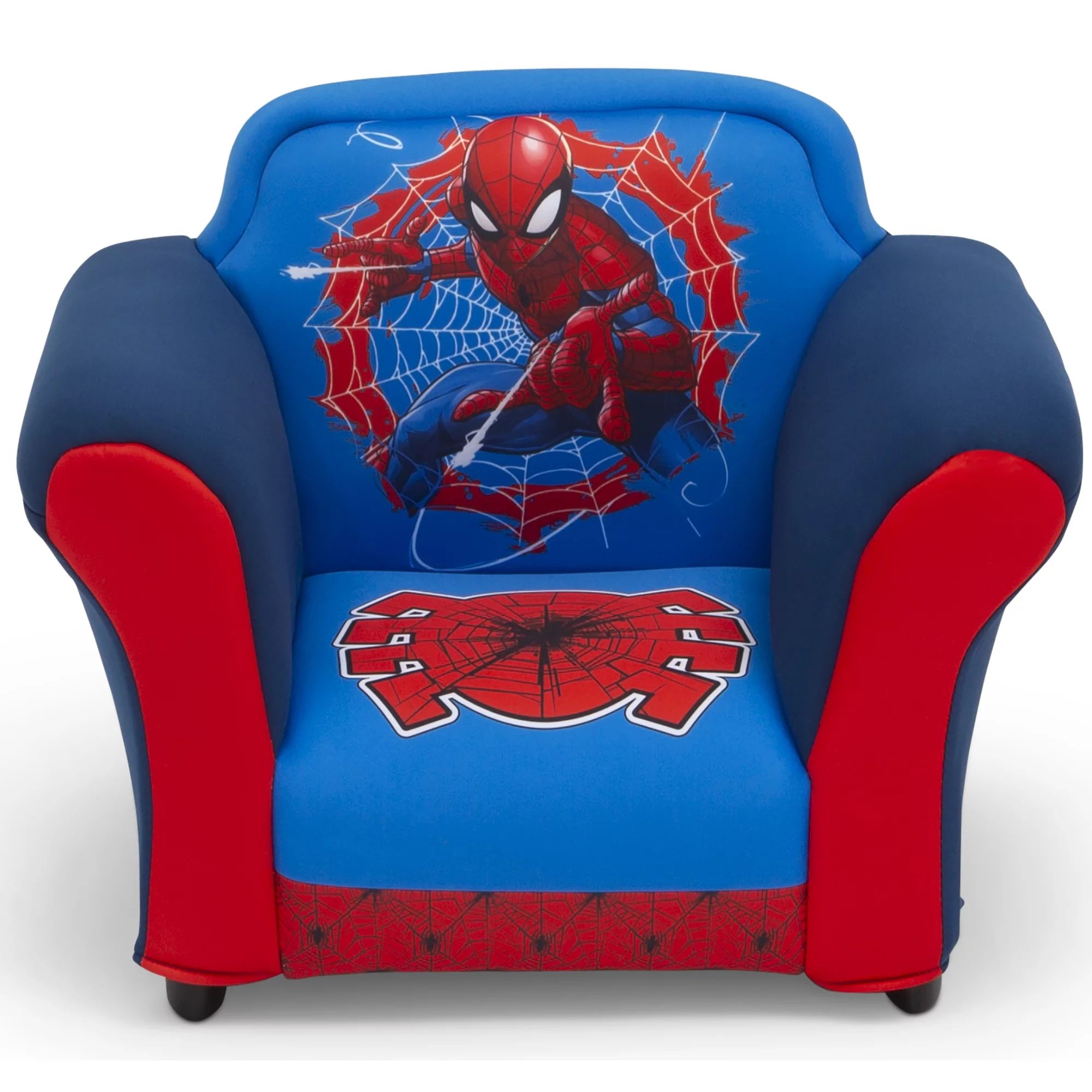 Delta Children Marvel Spider-Man Upholstered Chair with Sculpted Plastic Frame | Walmart (US)