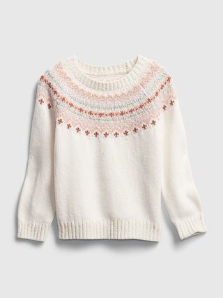 Toddler Girl / Sweaters & SweatshirtsToddler Fair Isle Crewneck Sweater | Gap (CA)