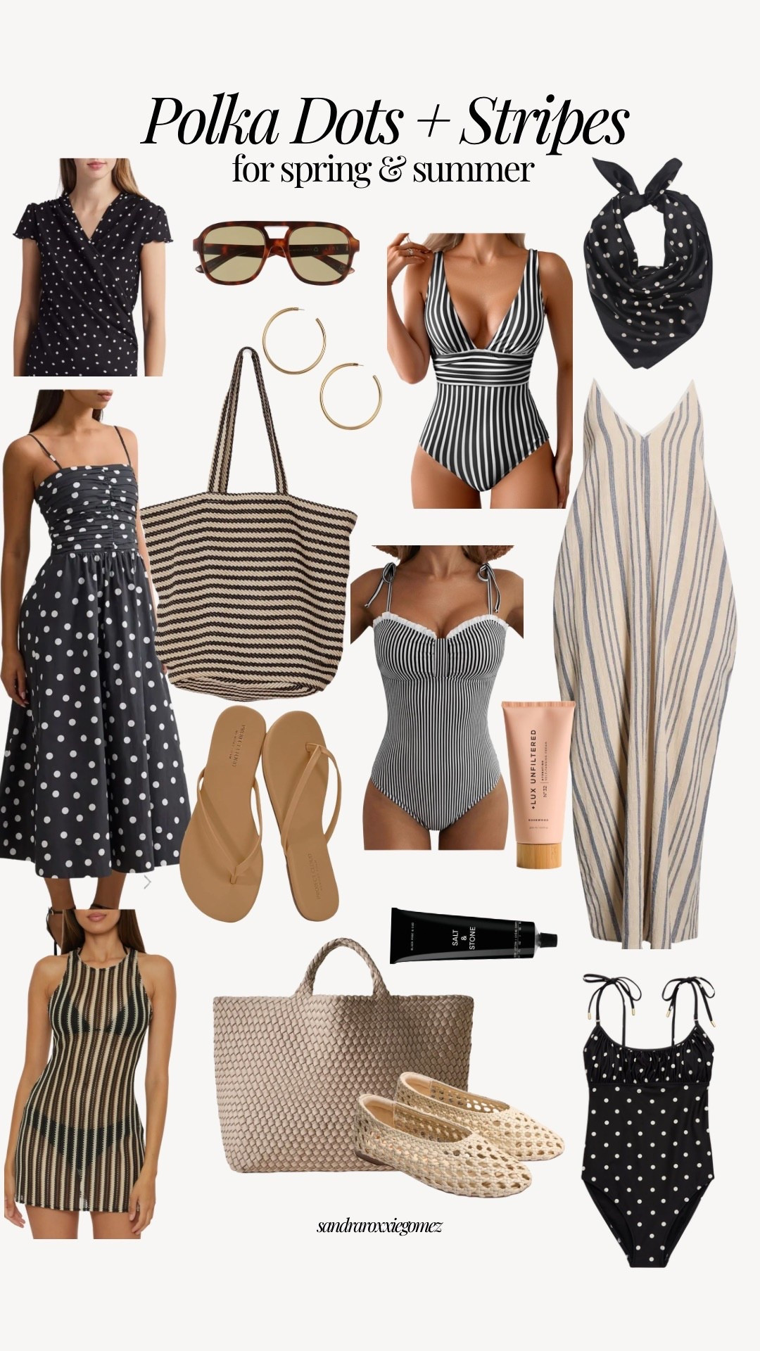 Polka Dots + Stripes 

#LTKTravel #LTKootd #LTKSwim