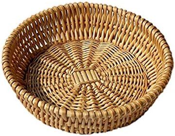 Wicker bread Basket Small Bread Basket Willow Basket Bowl Handwoven Basket Fruit Basket Serving B... | Amazon (US)