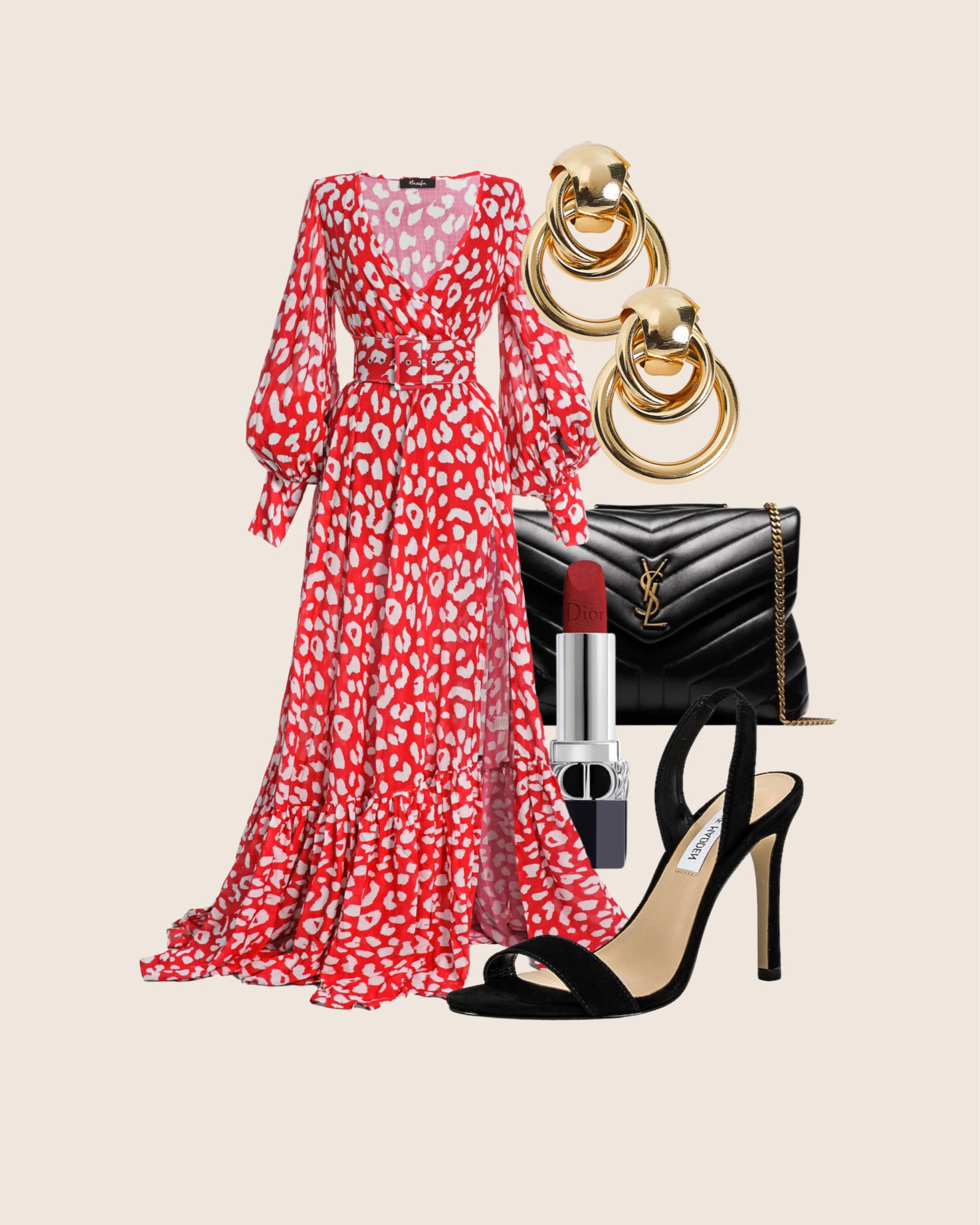 Wedding guest Outfit
- Dress @hanifaofficial
- Earrings @ltfinale 
- heels @stevemaddenuk 
- Loulou medium bag @ysl 
- @diorbeauty 

#LTKunder100 #LTKcurves #LTKstyletip
