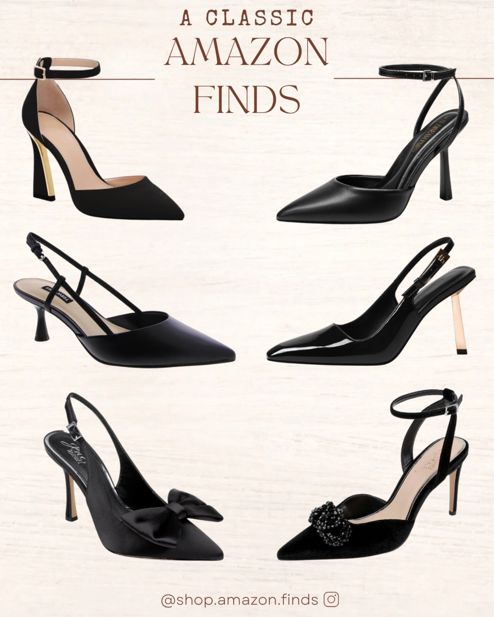 You can’t beat a classic black pointy toe pump! These gorgeous heels are all from Amazon.

#LTKStyleTip #LTKShoeCrush