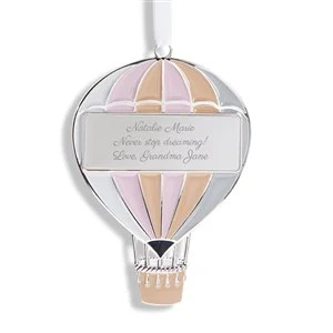 Engraved Hot Air Balloon Ornament | Things Remembered