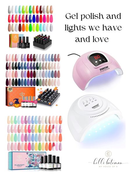 Gel nail polish brands and Uv lights we have and love.  I also linked some gel nail polish REMOVER because they can be so hard to get off! But this stuff works great! 💅🏻

#LTKfamily #LTKbeauty #LTKFind