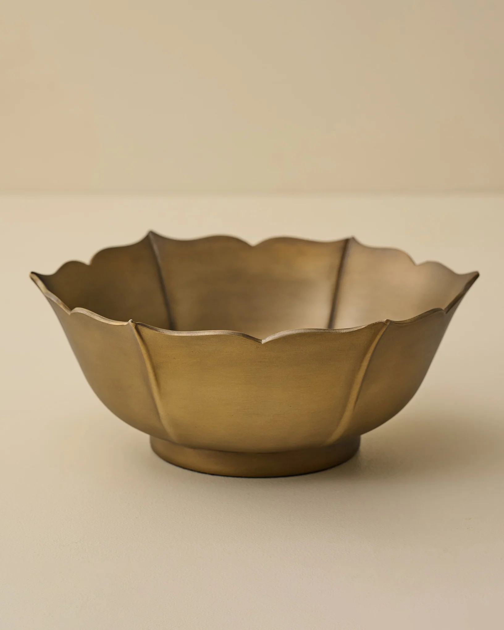 Ellie Antiqued Brass Decorative Bowl | Magnolia