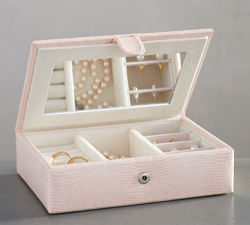 Mckenna Personalized Travel Jewelry Box - Large | Pottery Barn (US)