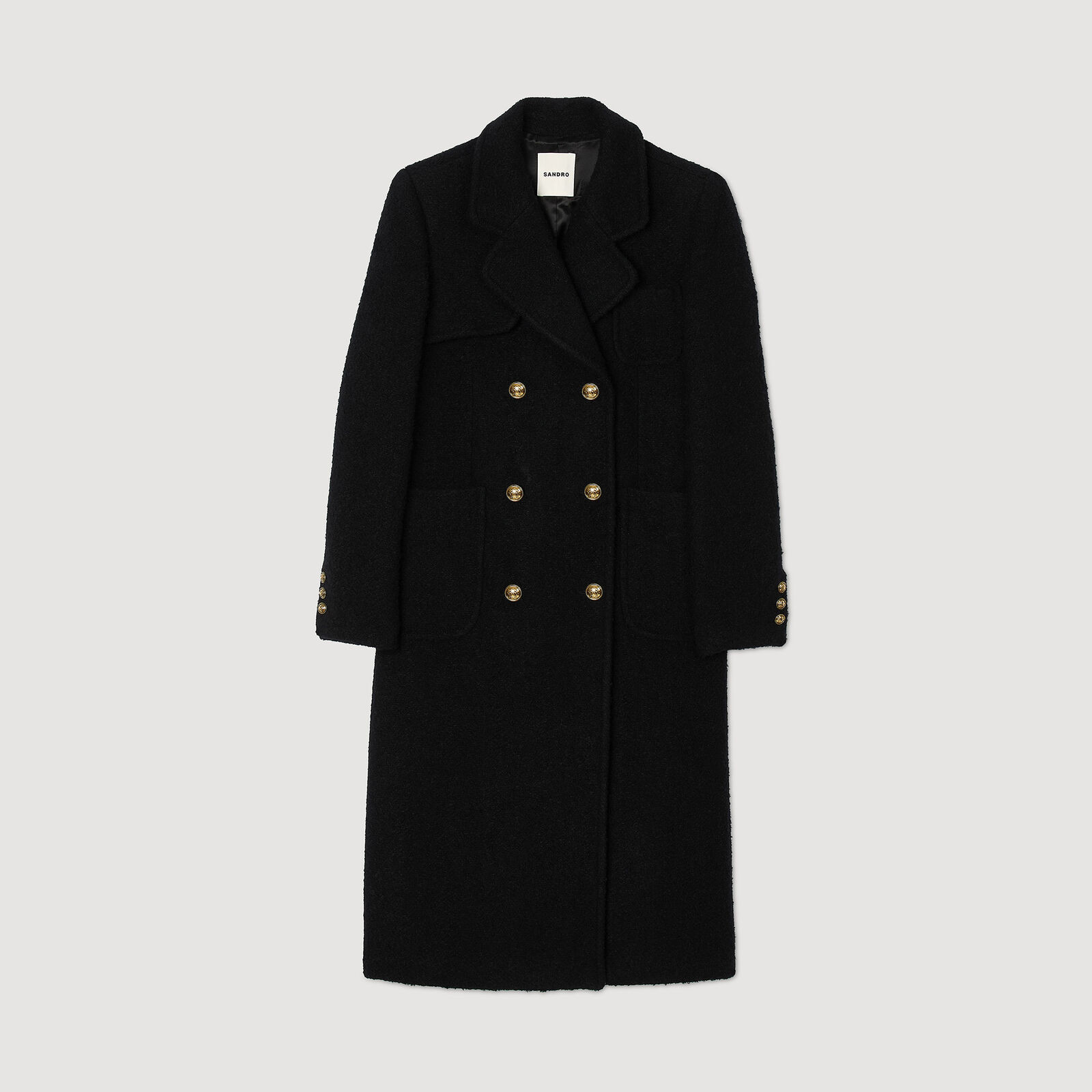 Long double-breasted coat | Sandro US | Sandro-Paris US