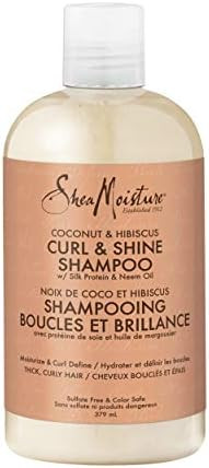 Sheamoisture Curl & Shine Shampoo for Thick, Curly hair Coconut & Hibiscus sulfate-free and silic... | Amazon (CA)