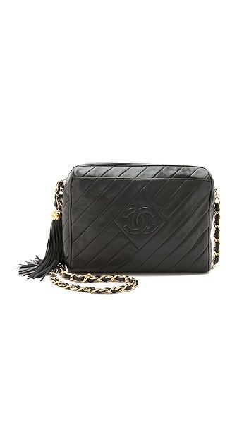 What Goes Around Comes Around Chanel Camera Bag (Previously Owned) - Black | Shopbop