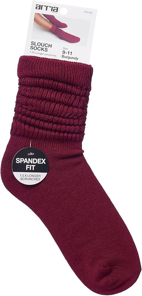 ARRIA Slouch Socks – Women’s Cute Trendy, Soft Ribbed Medium Thickness, All Seasons, Classic ... | Amazon (US)