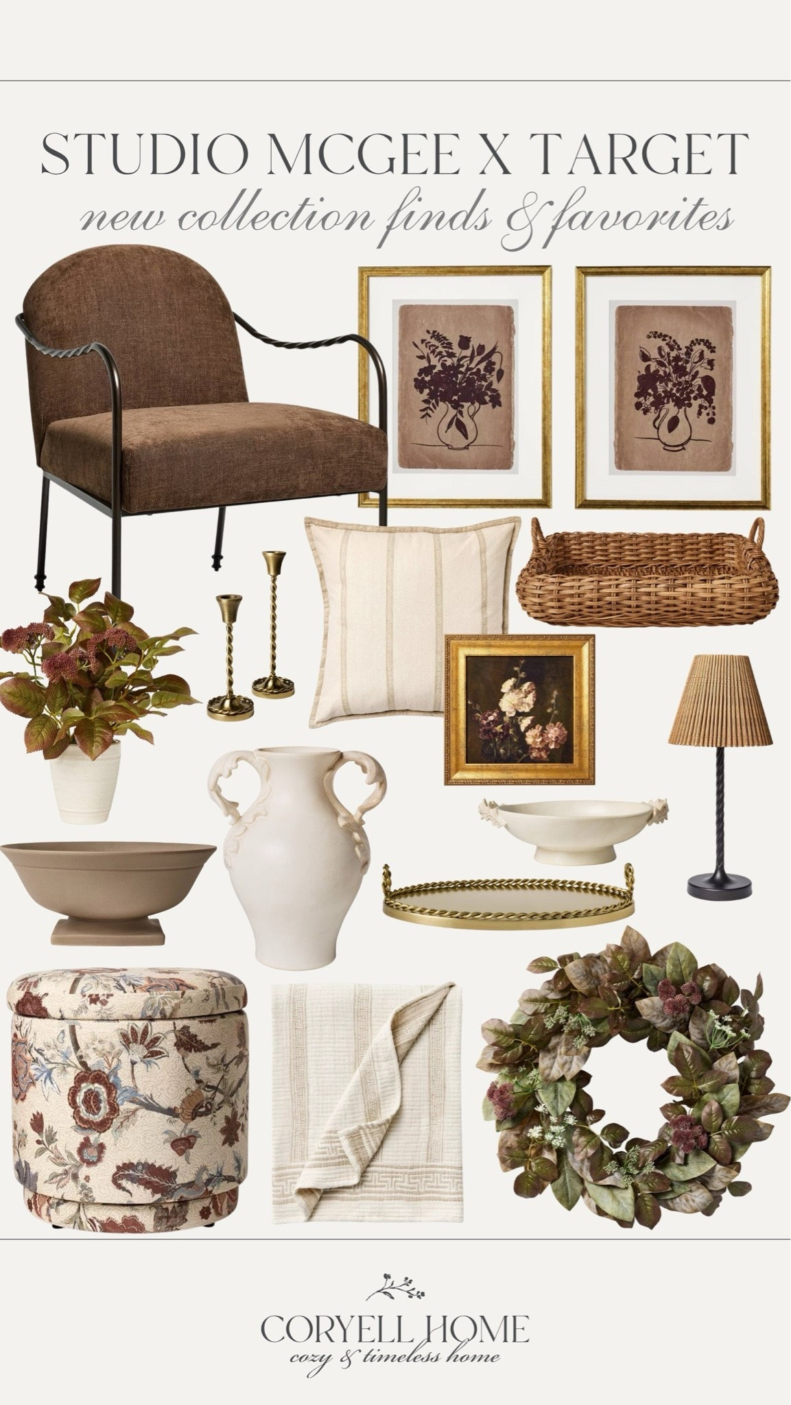 Threshold Studio McGee x Target new collection just launched, and boy am I in love! 😍 These pretty neutrals are absolutely beautiful for any transitional home. It’s giving fall energy and while we’re just entering summer, these cozy decor finds are so pretty! 🤎