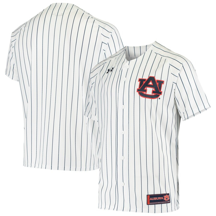 Auburn Tigers Under Armour Replica Performance Baseball Jersey - White | Fanatics