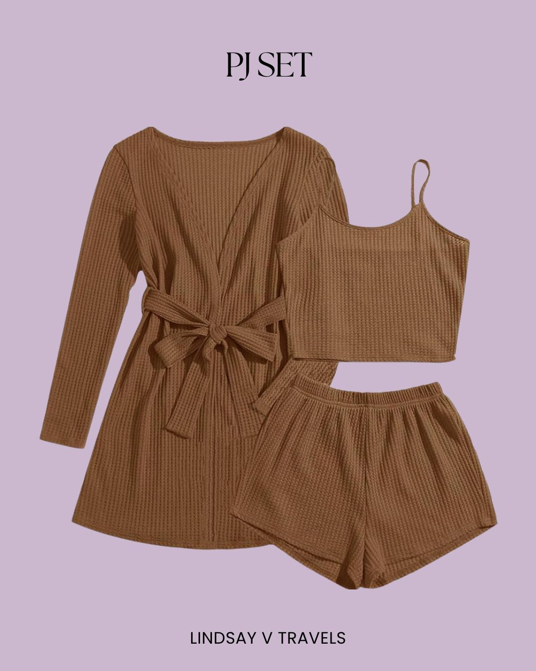 Warm neutrals 🤎 Cozy, soft, and so stylish—this brown 3-piece pajama set is perfect for lounging at home.

#LTKSaleAlert #LTKHome #LTKStyleTip