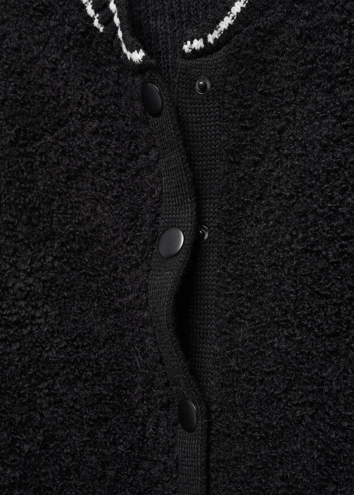 Knitted bomber jacket | Mango Canada