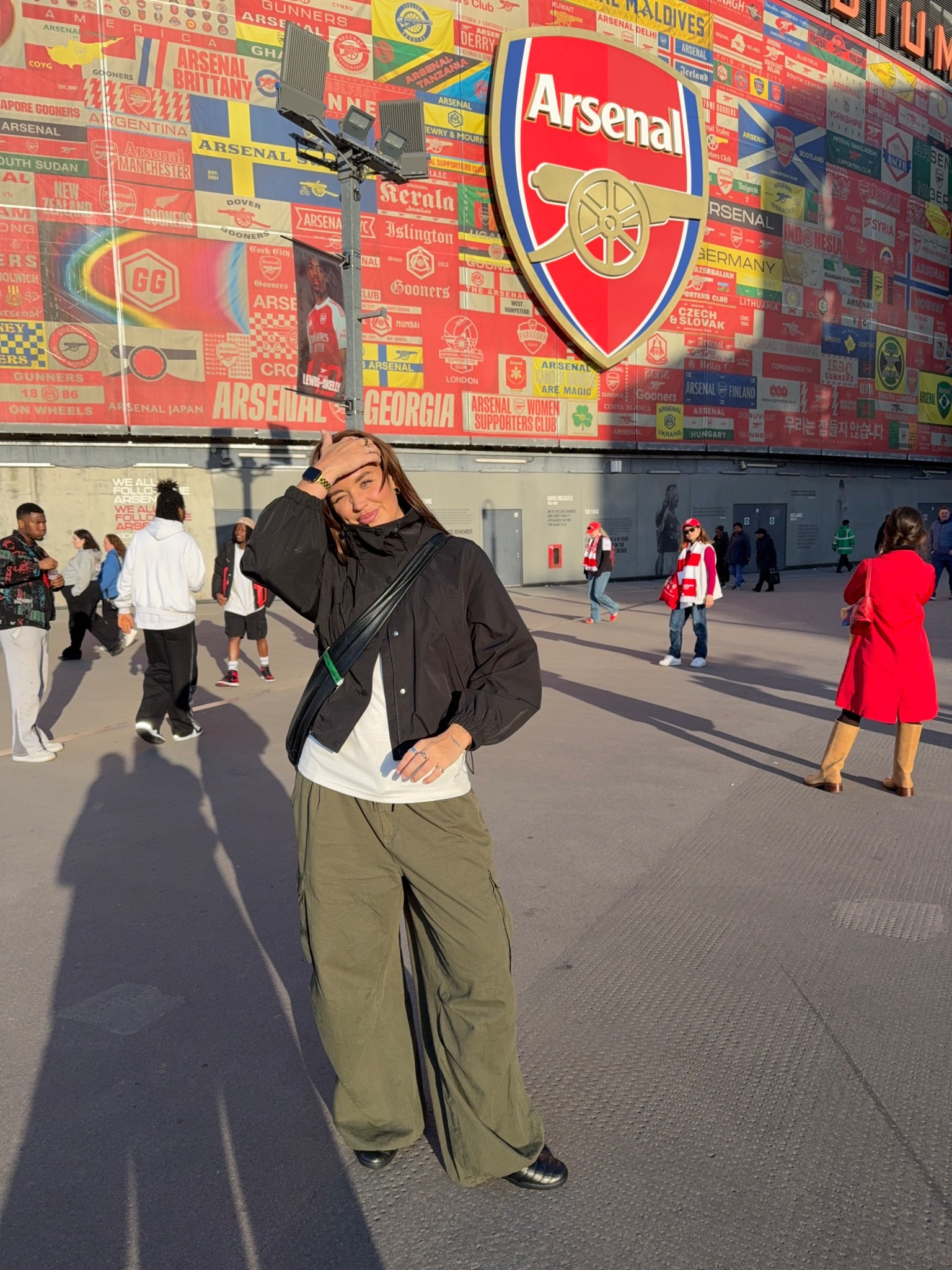 A football day fit

#arsenal #awfc #arsenalwomen #tomboyfemme #tomboyoutfit #cargos

#LTKautumn #LTKwinter #LTKuk