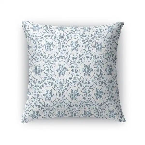 FREE SPIRIT BLUE Indoor-Outdoor Pillow By Kavka Designs - 18X18 | Bed Bath & Beyond