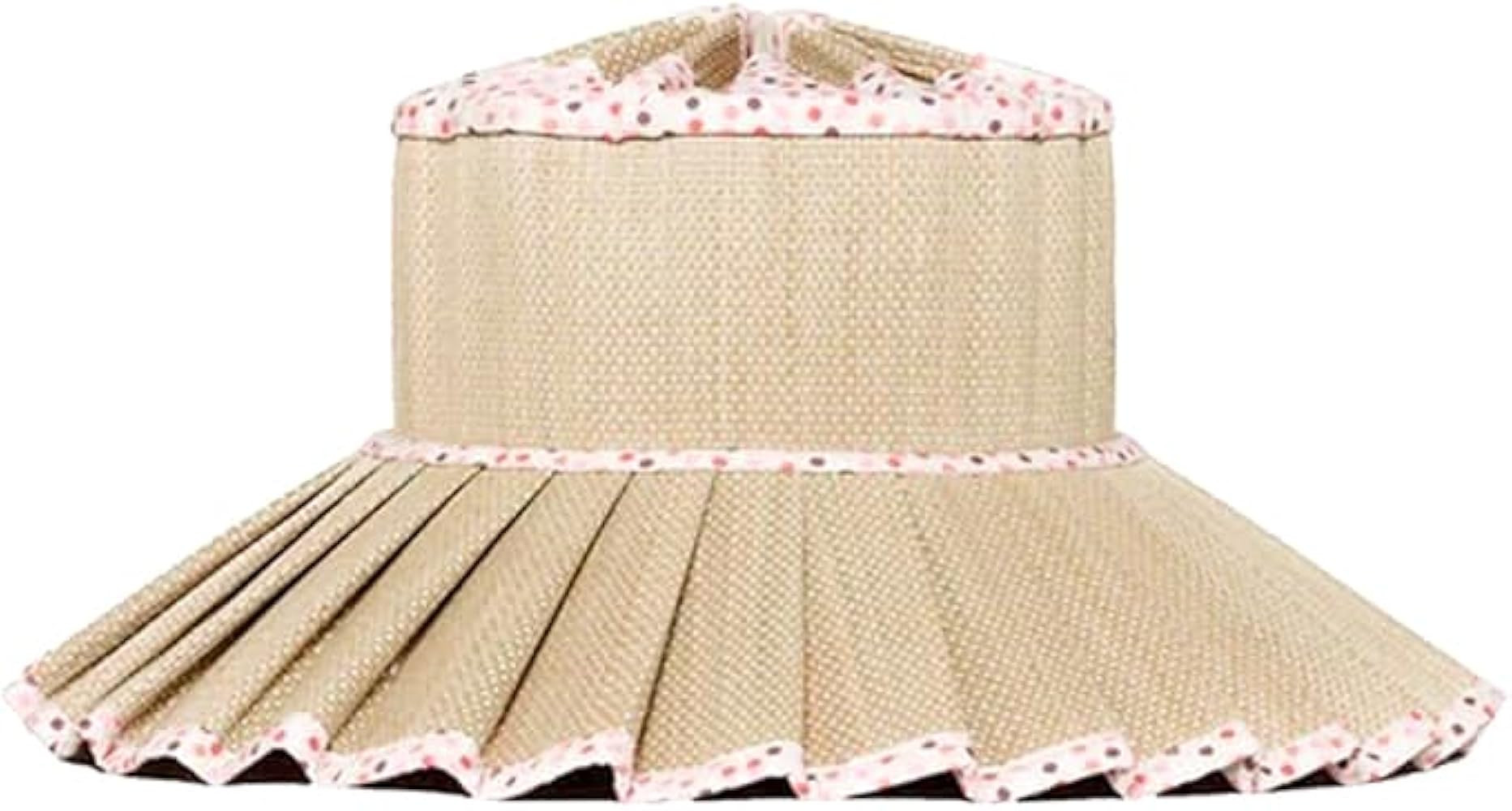 Women's Lorna Murray Hat Straw Reversible Pleated Sun Hat, Wide Brim Foldable Casual Outdoor Beac... | Amazon (US)