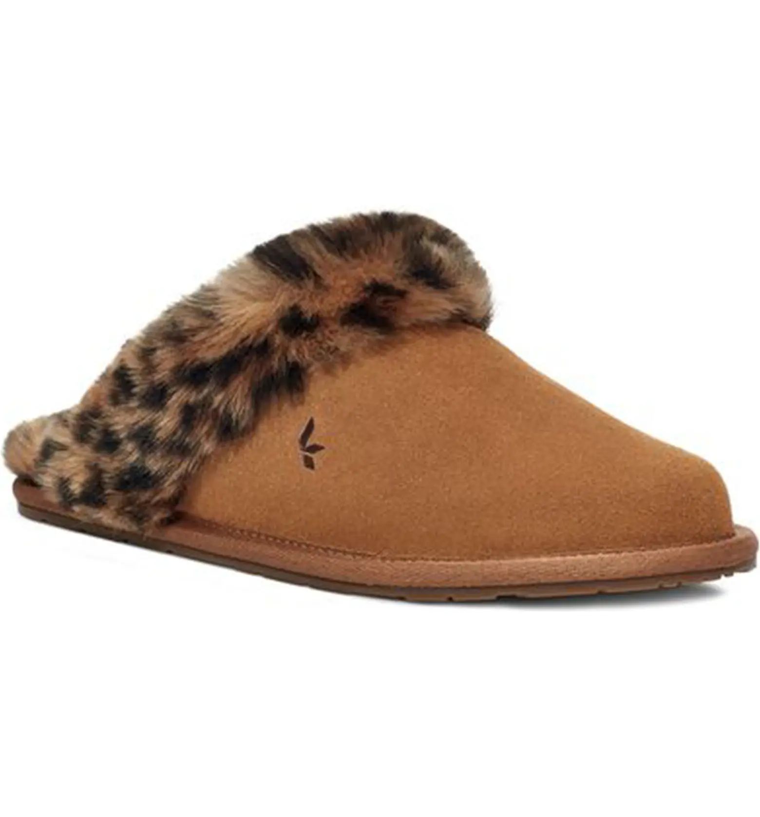 Milo Faux Fur Cheetah Scuff Slipper | Nordstrom Rack