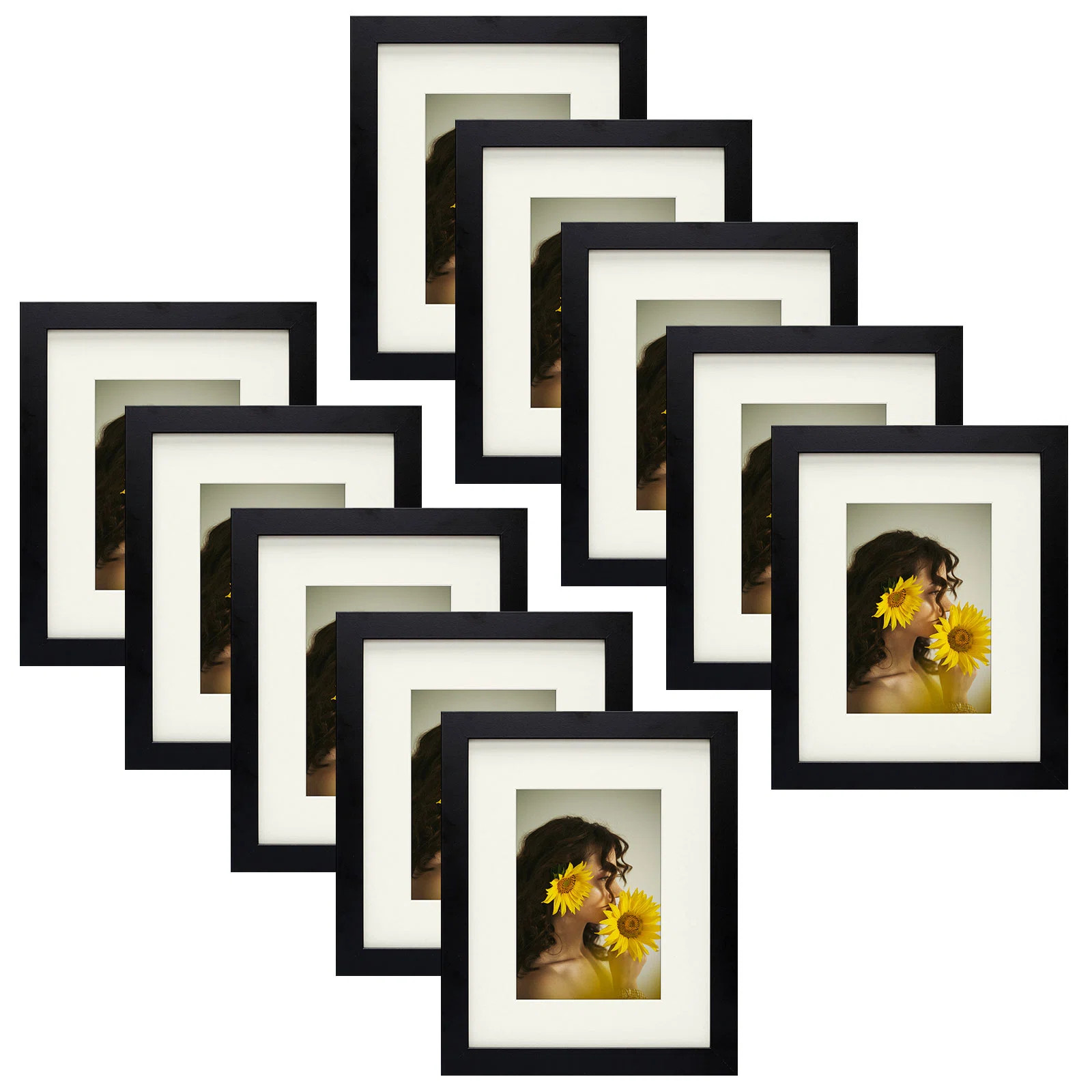 Dreketi 8" x 10" Gallery Wall Hanging Picture Frame (Set of 10) | Wayfair North America