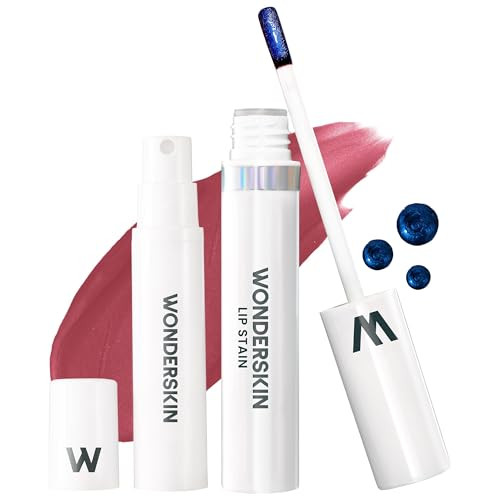 Wonderskin Wonder Blading All Day Lip Stain Peel Off Masque and Reveal Kit- Long Lasting, Waterproof Pink Lip Tint, Transfer Proof Natural Makeup Stain Kit (Charming) | Amazon (US)