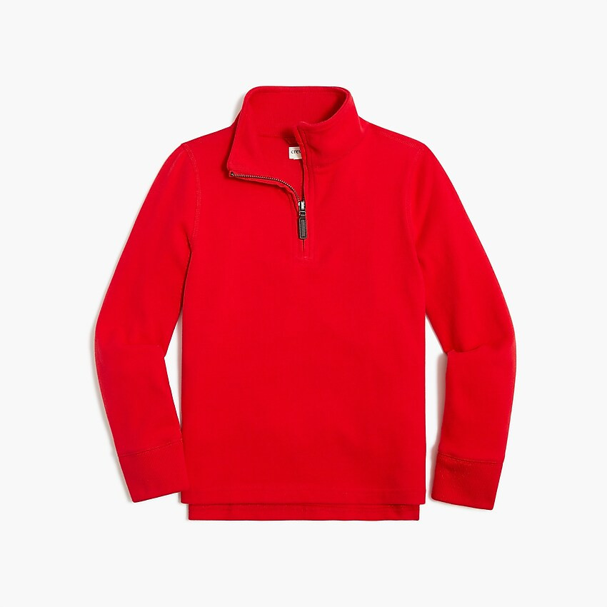 Boys' sueded half-zip popover sweatshirt | J.Crew Factory