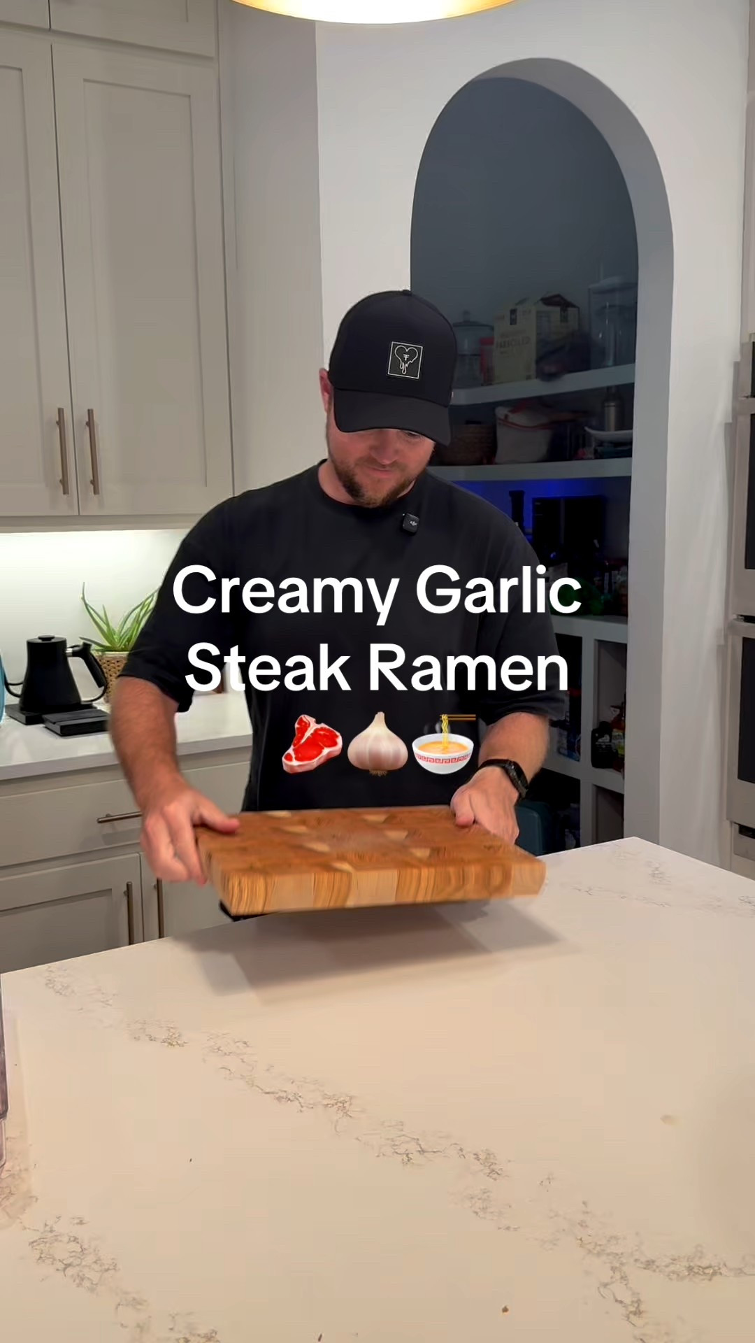 Creamy garlic steak ramen #cooking #steak 

#LTKHome