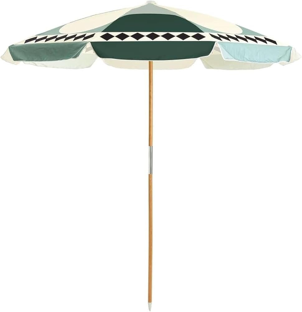 Business & Pleasure Co. Amalfi Umbrella - 7.2' Boho Beach Umbrella - Large & Sturdy Yet Lightweig... | Amazon (US)