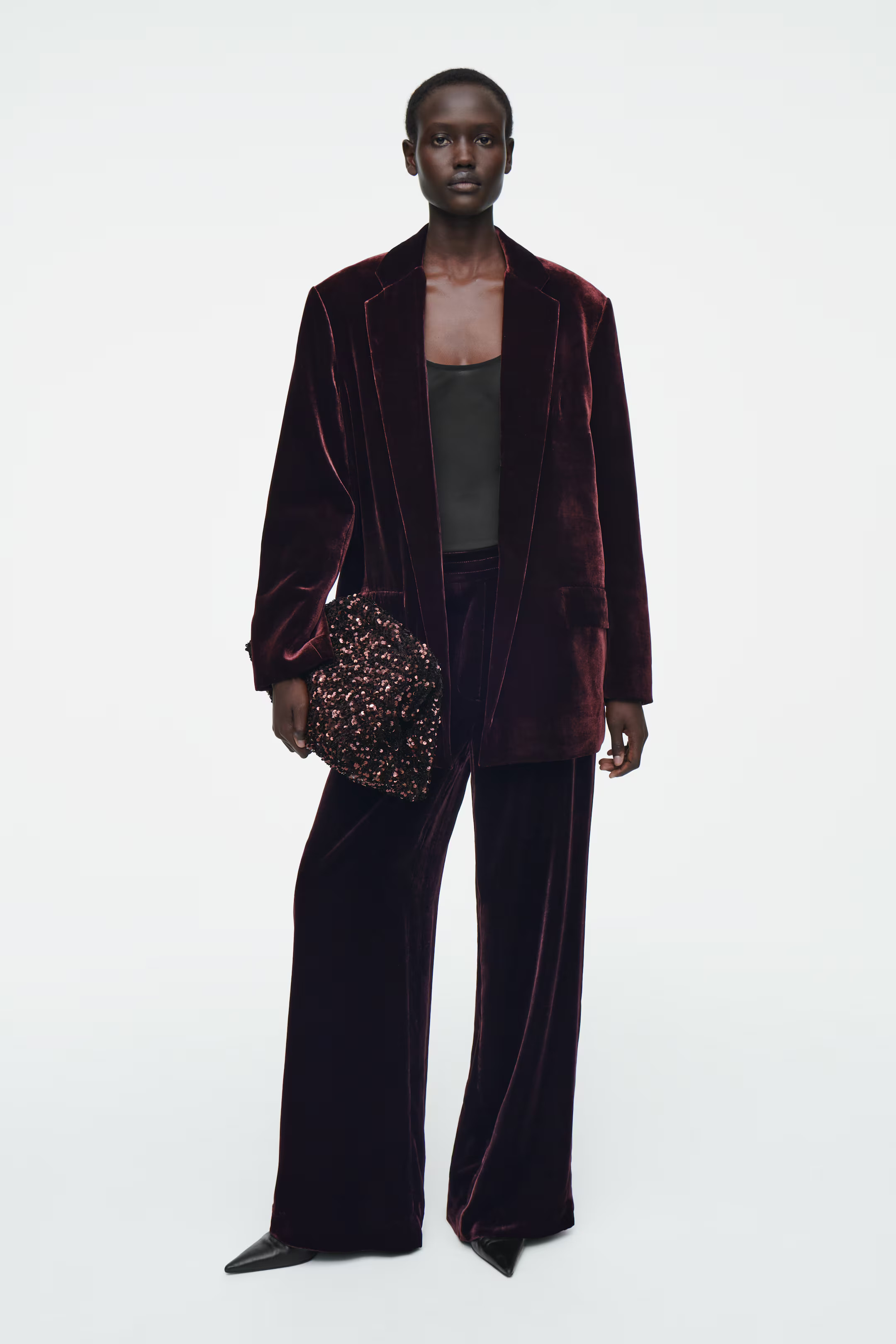 OVERSIZED SEQUINNED FRAMED CLUTCH | H&M (UK, MY, IN, SG, PH, TW, HK)